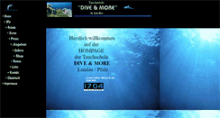 Desktop Screenshot of dive-and-more.de